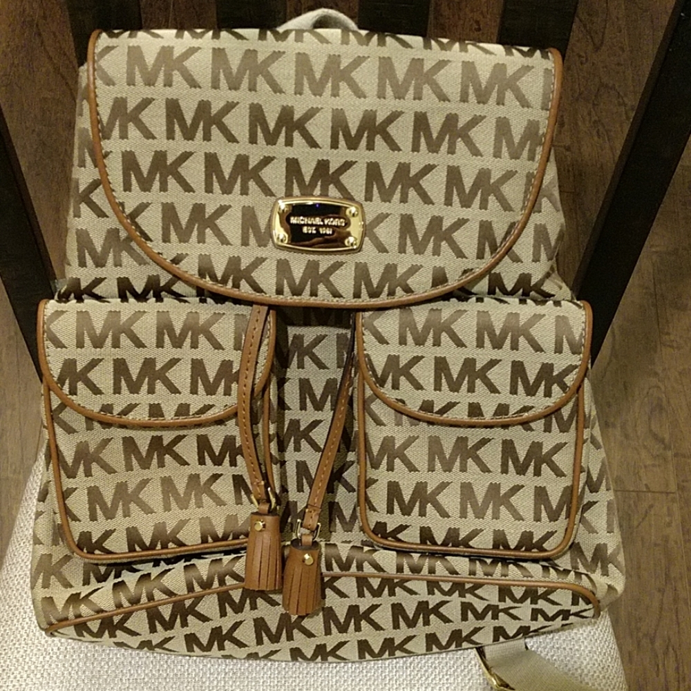 Michael Kors Medium - Large Brown Backpack